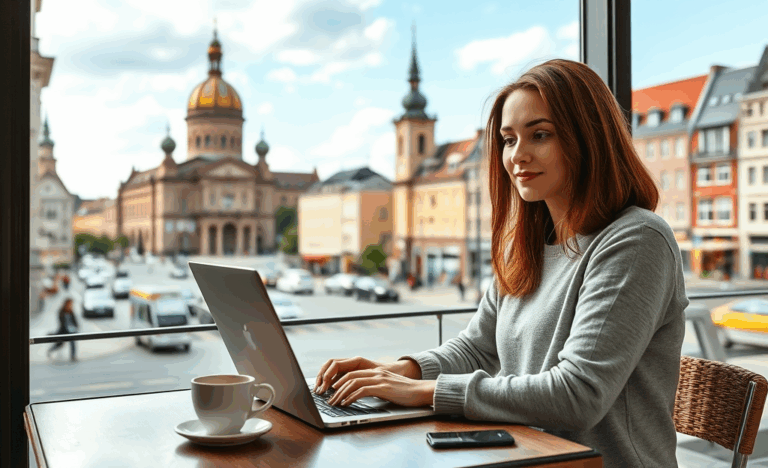 Žmogus pildantys paraišką asmeninei paskolai internetu