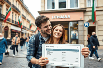 Žmogus užpildo kredito paraišką internetu paprasčiausiai ir be rūpesčių.