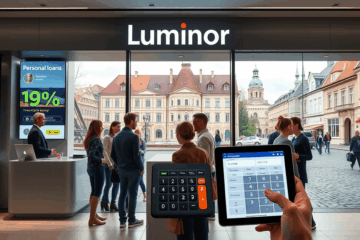 Asmeninė paskola iš Luminor banko konkurencingomis sąlygomis