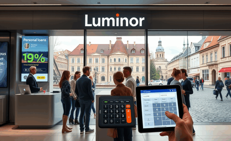 Asmeninė paskola iš Luminor banko konkurencingomis sąlygomis
