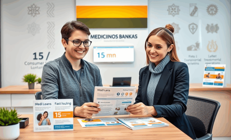 Skaitmeniniai kreditai su Medicinos Banku padedantys finansuoti medicinos paslaugas