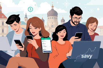 Vaizdas, vaizduojantis paskolos paslaugą per Savy P2P platformą