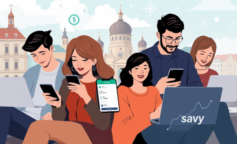 Vaizdas, vaizduojantis paskolos paslaugą per Savy P2P platformą